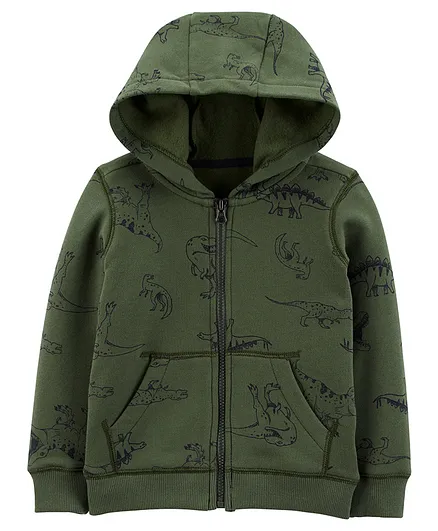 Carter's Zip-Up Fleece Hoodie - Green