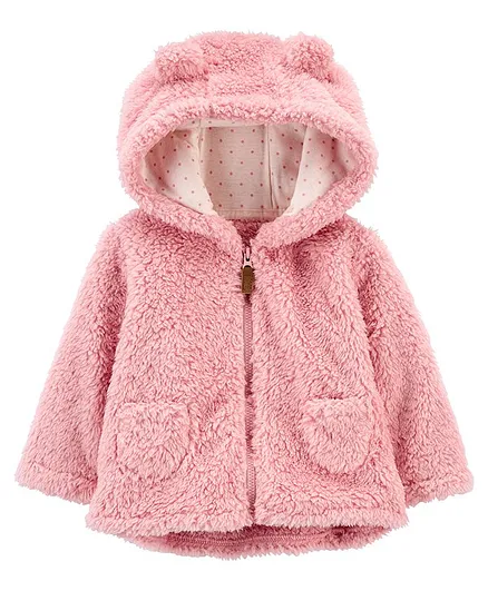 Carter's Zip-Up Sherpa Jacket - Pink