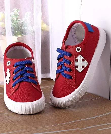 Cute Walk by Babyhug Casual Shoes - Red