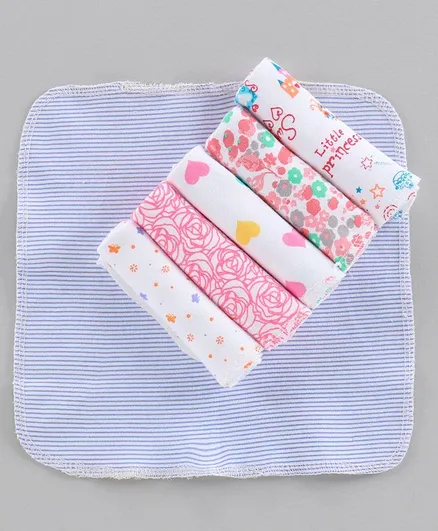 Tango Infant Wash Cloths Pack of 6 - Multicolour