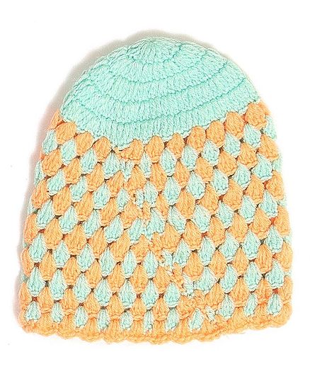 USHA ENTERPRISES Hand Knitted Cap - Light Green