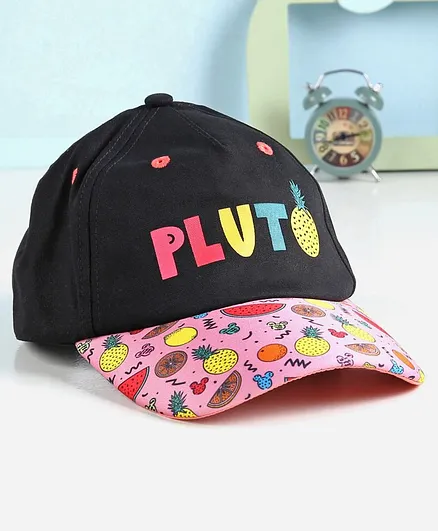 Babyhug Summer Cap Fruits Print Pink - Diameter 17 cm