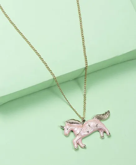 Arendelle Unicorn Pendant - Pink