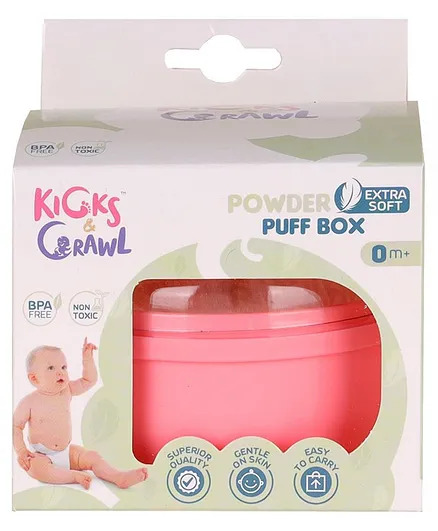 Kicks & Crawl Queen Baby Powder Puff - Pink