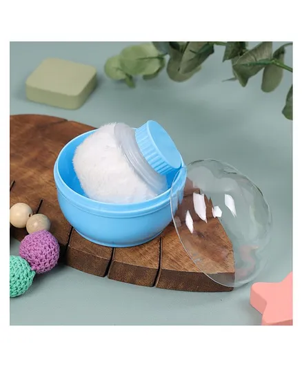 Kicks & Crawl Queen Baby Powder Puff - Blue