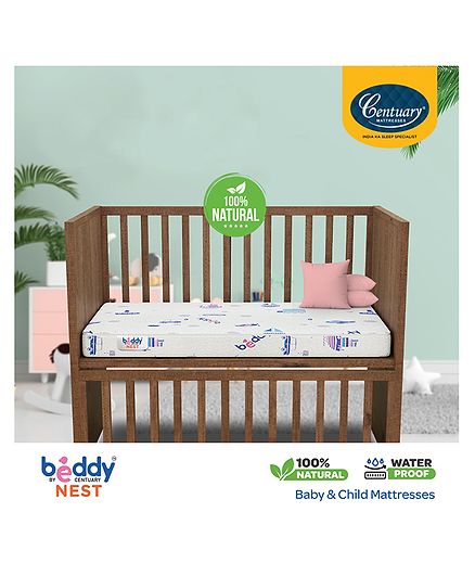 Centuary Beddy Nest Natural Mattress - White