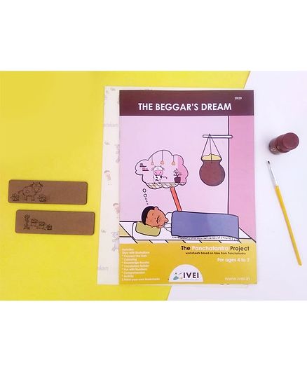 IVEI Panchatantra The Beggar's Dream Story Based Activity Book - English