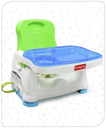 Babyhug 2 in 1 Feeding Chair & Booster Seat - Blue