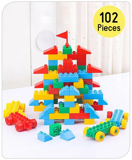Babyhug Building Blocks Set Multicolour -102 Pieces