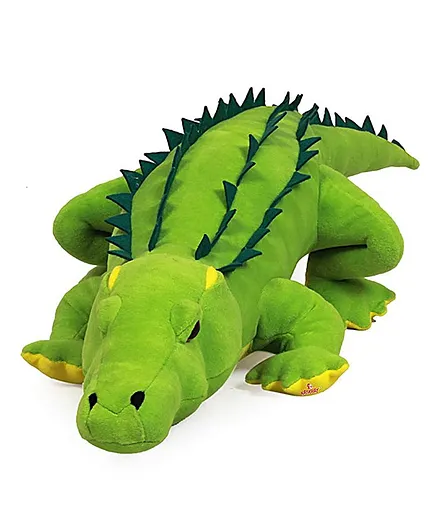 D&Y Crocodile Soft Toy Green - Length 90 cm