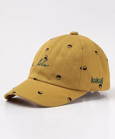Ziory Baseball Cap Mustard - Diameter 19 cm