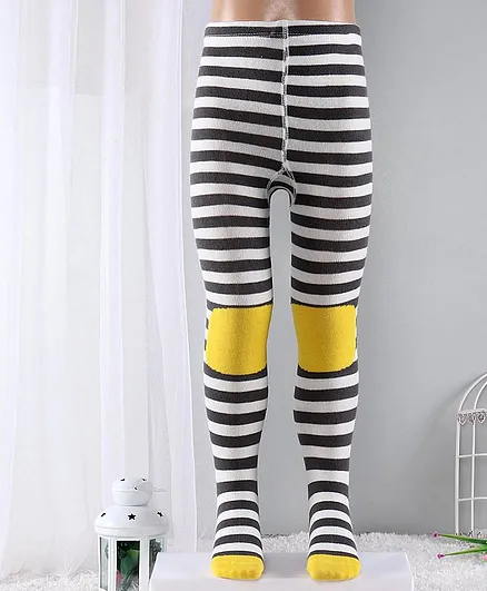 Hoppipola Striped Tights - Black
