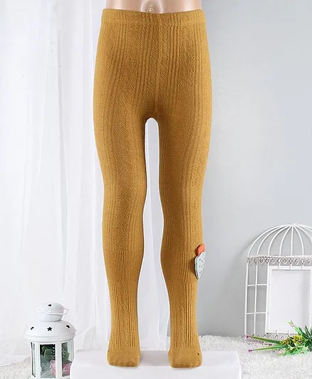 Hoppipola Solid Tights - Yellow
