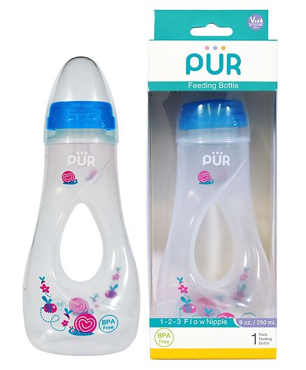 Pur Twist Gripper Bottle Blue - 250 ml