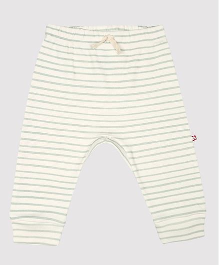 Nino Bambino 100% Organic Cotton Stripped Pajama - Cream