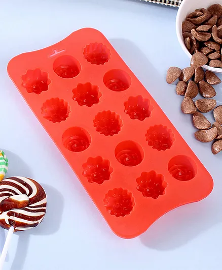 Silicone Tablet Shaped Chocolate Mould - Red