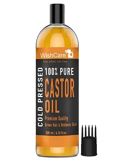 Wishcare Premium Cold Pressed Castor Oil - 200 ml
