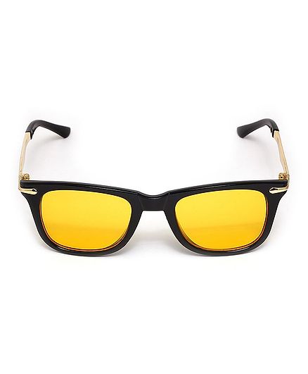 KIDLINGSS Square Shape Sunglasses - Yellow