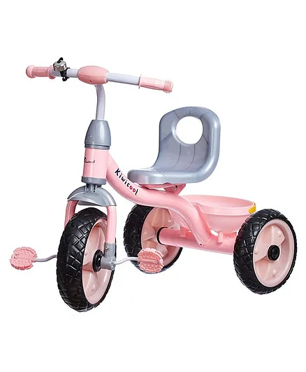 NHR Kiwi Super-Duper Cool Tricycle With Storage Basket - Pink