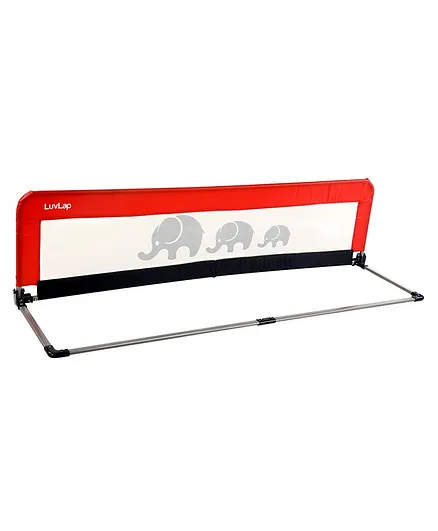 LuvLap Bed Foldable Rail Guard - Red