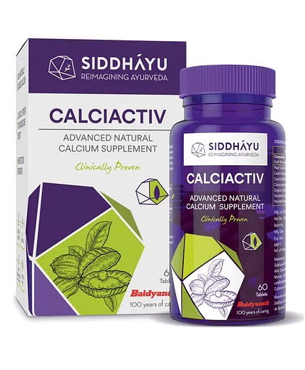 Siddhayu Calciactive Tablets - 60 Tablets