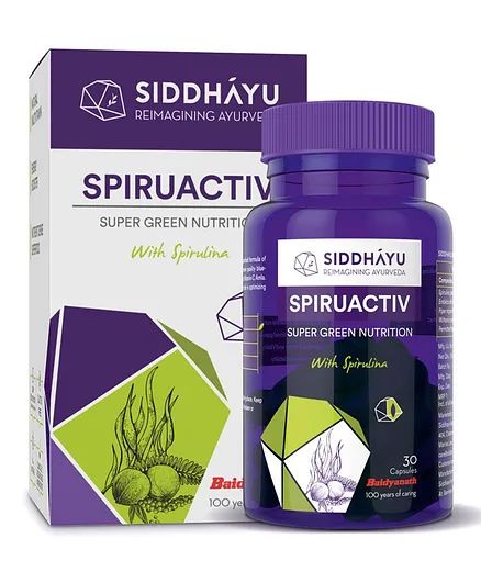 Siddhayu Spiruactiv Tablets - 30 Tablets