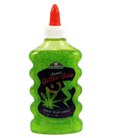 Elmer's Glitter Glue Green - 177 ml
