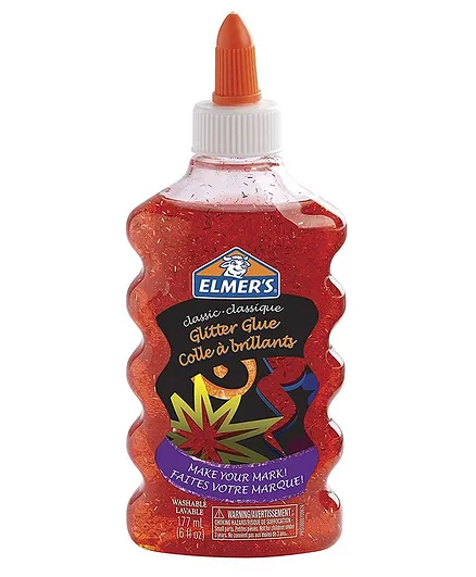 Elmer's Glitter Glue Red - 177 ml