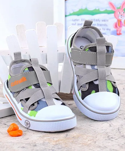 Cute Walk by Babyhug Casual Shoes - Grey