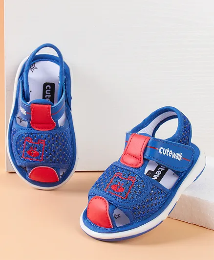 Cute Walk by Babyhug Sandals - Blue