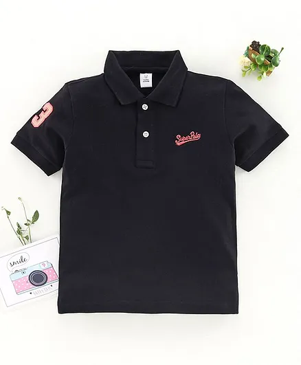 ToffyHouse Half Sleeves Polo T-Shirt - Navy