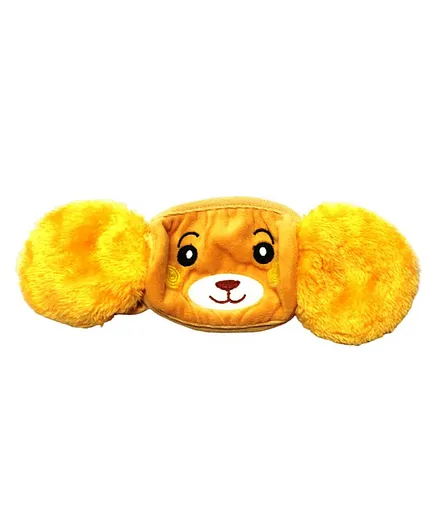 Kid-O-World Bear Design Ear Muffs Cum Face Mask - Brown