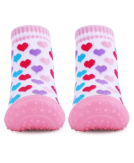 u-grow Baby Anti-Skid Breathable Soft Socks Shoes - Pink