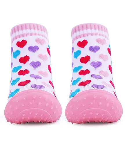 u-grow Baby Anti-Skid Breathable Soft Socks Shoes - Pink
