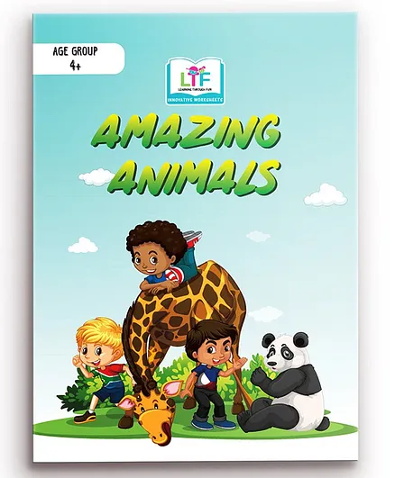 Learning Through Fun Amazing Animals Activity Book - English