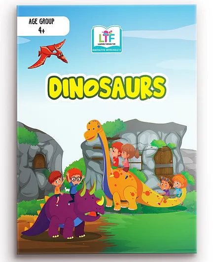 Learning Through Fun Dinosaurs Activity Book - English