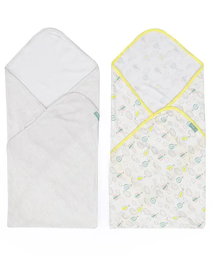 Mi Arcus Muffle Wrap Pack of 2 - White Yellow