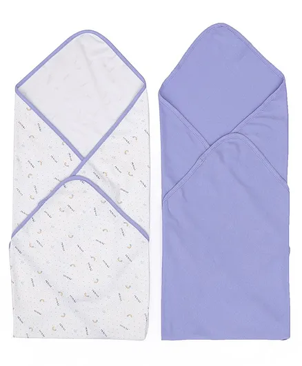 Mi Arcus Muffle Wrap Pack of 2 - White Purple