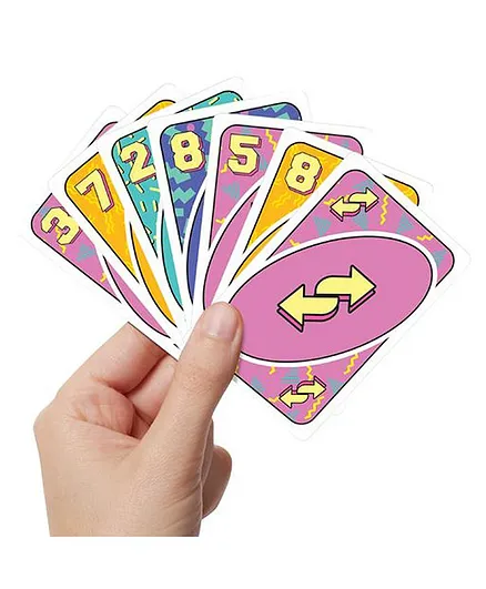 Mattel UNO Iconic 1990's Card Game Multicolor - 112 Cards
