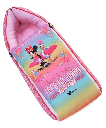 Disney 3 in 1 Baby Carry Nest Minnie Mouse Print - Pink