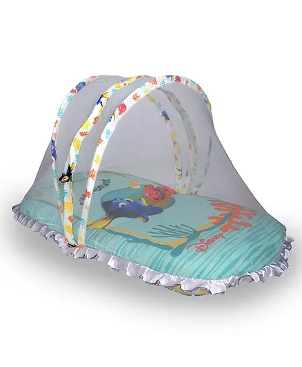 Disney Baby Mattress Set with Mosquito Net Nemo Print - Green