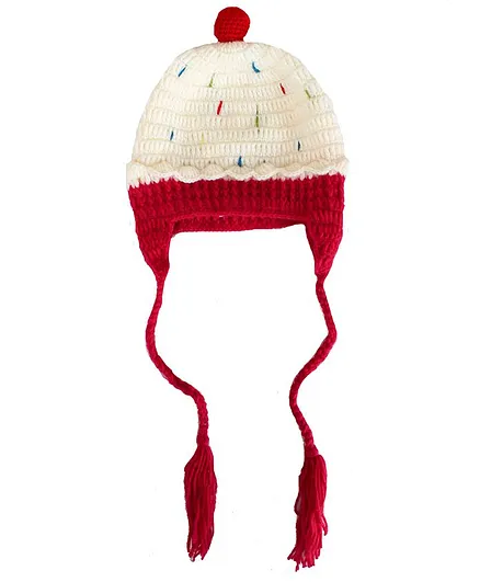 Woonie Handmade Pudding Design Cap - Pink