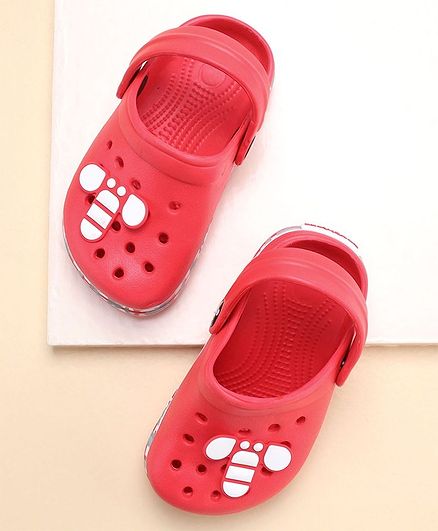 Toothless Clogs Dragon Applique - Red