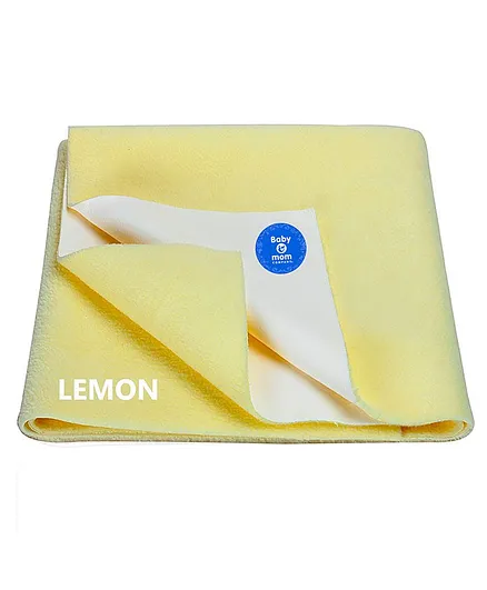 Baby & Mom Company Waterproof Bed Protector Medium - Yellow