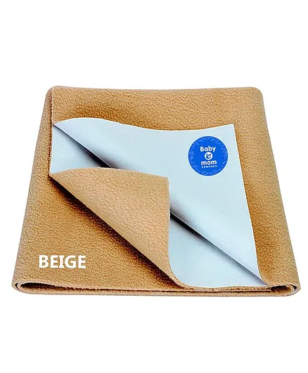 Beybee Waterproof Bed Protector Medium - Beige