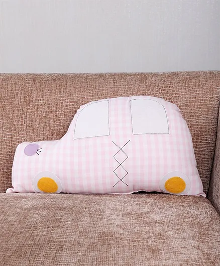 My Gift Booth Car Shape Cushion - Pink