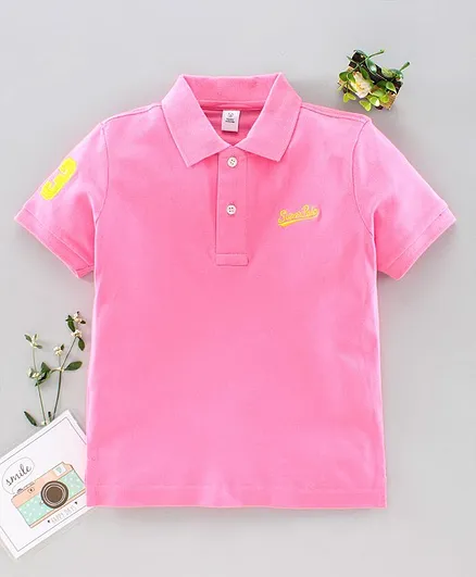 ToffyHouse Half Sleeves T-Shirt - Pink