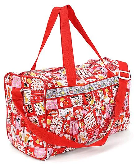 Mee Mee Mama's Bag Multi Print - Red