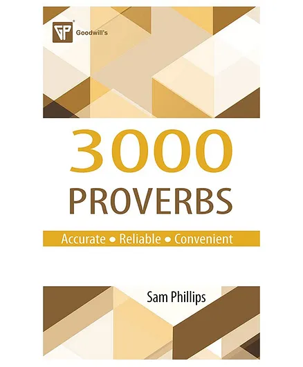 Goodwill Publishing House 3000 Proverbs - English