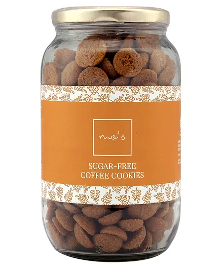 Mo's Bakery Sugar Free Coffee Cookies Jar - 400 gm